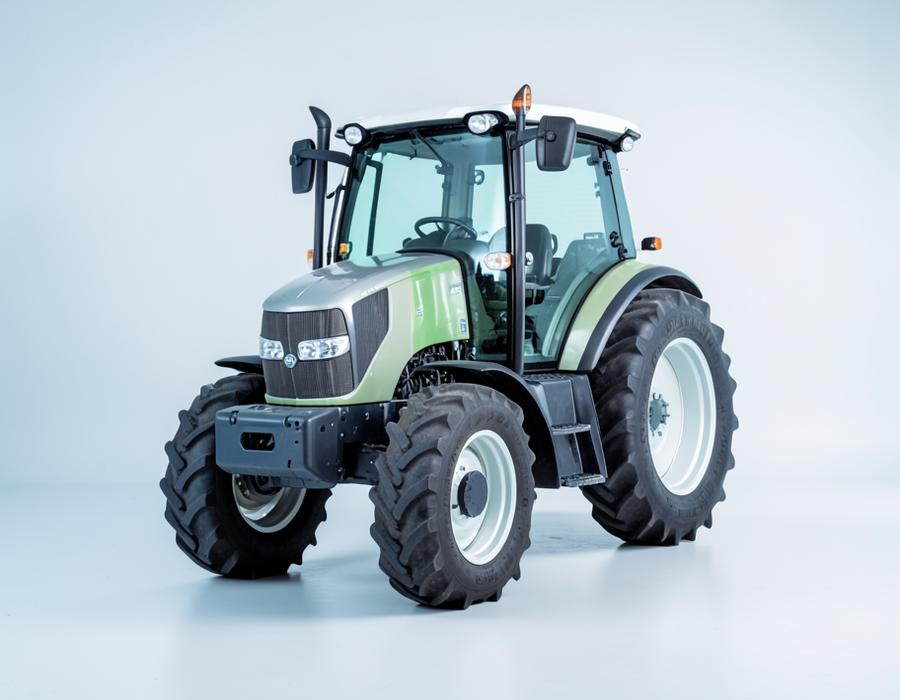 A modern farm tractor